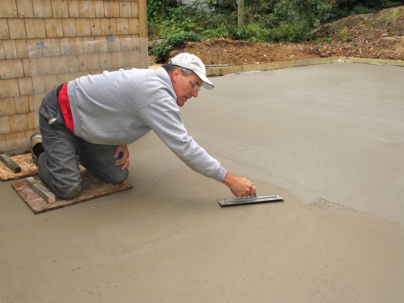 Pouring Concrete During Calm Weather