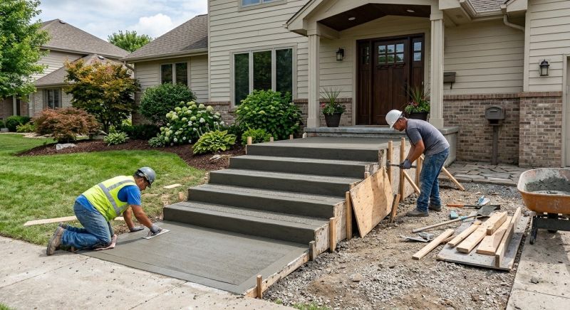 Concrete Steps Pouring in Fort Collins, CO